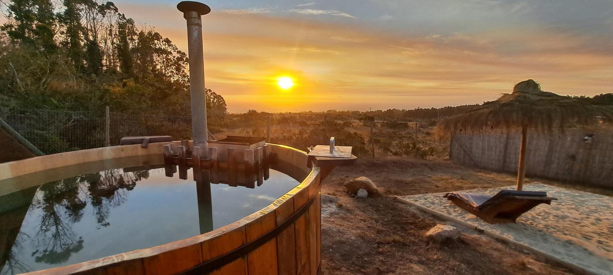 Casa de férias Mar Y Tinaja Tunquen Casa Con Vista Al Mar Y Tinaja Privada