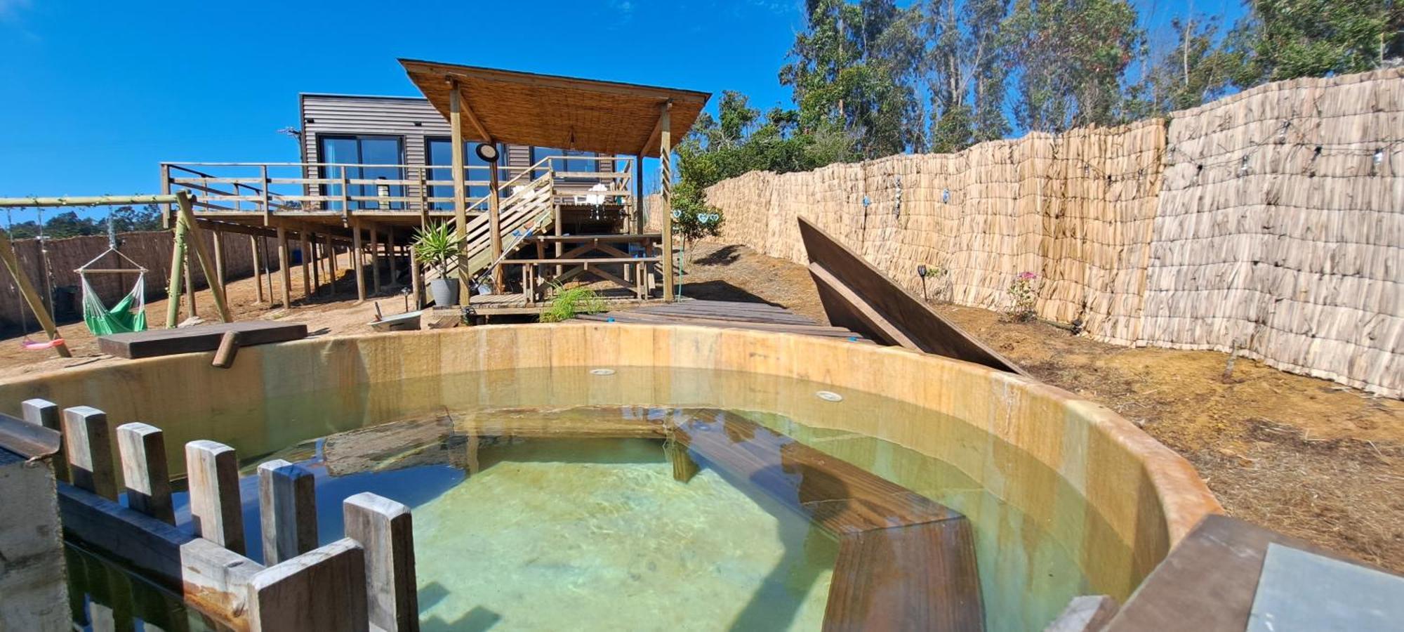 Mar Y Tinaja Tunquen Casa Con Vista Al Mar Y Tinaja Privada * Algarrobo