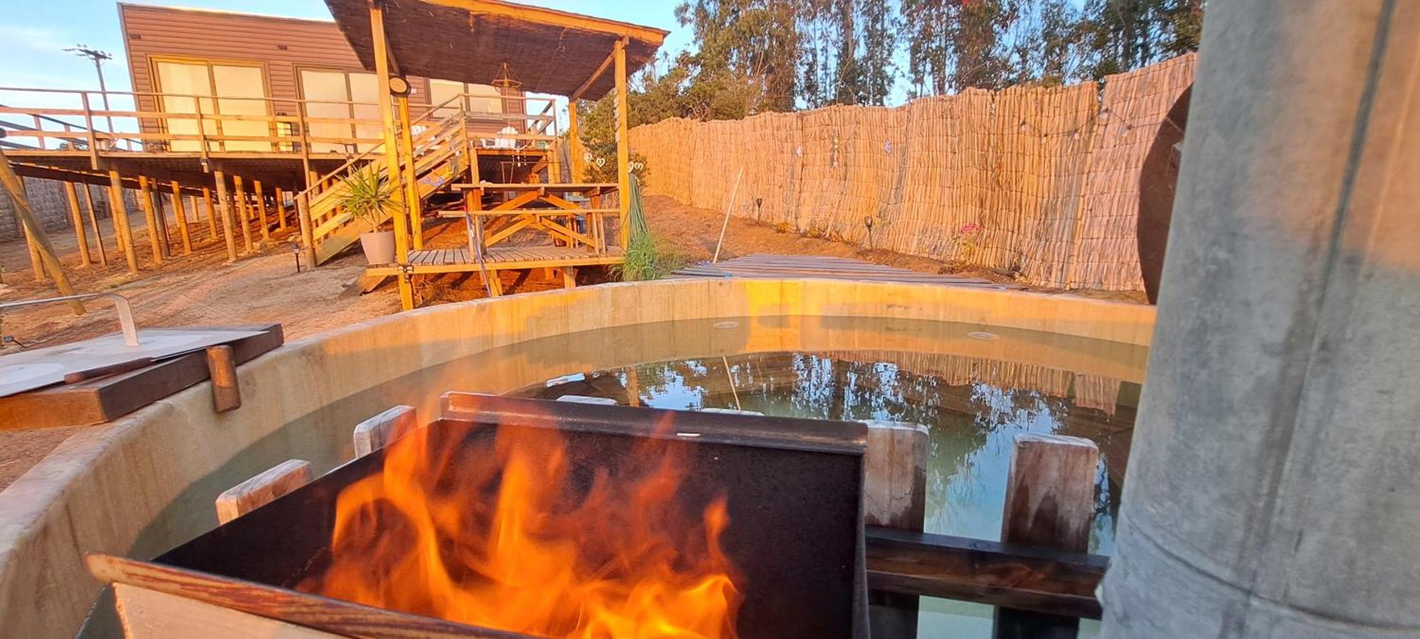 Mar Y Tinaja Tunquen Casa Con Vista Al Mar Y Tinaja Privada Casa de férias Algarrobo