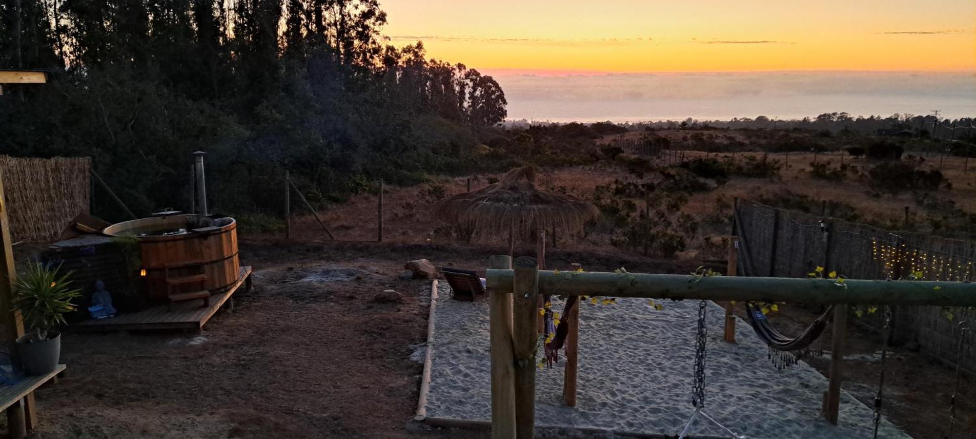 Mar Y Tinaja Tunquen Casa Con Vista Al Mar Y Tinaja Privada *