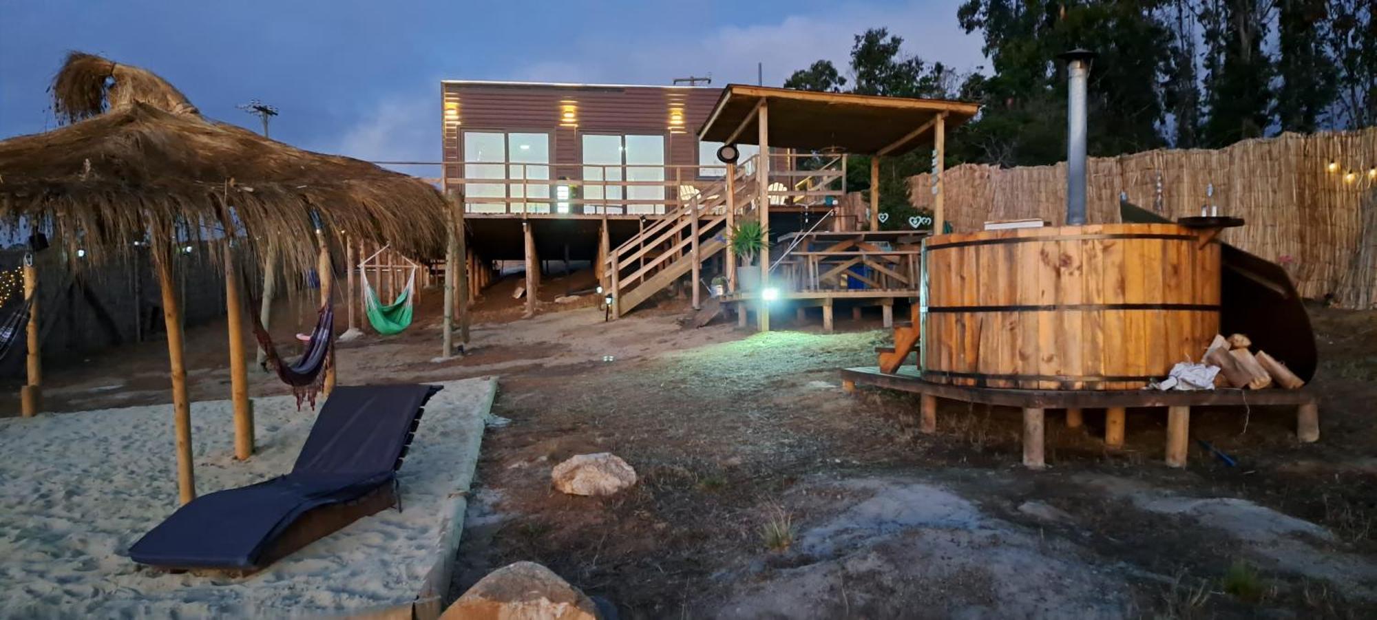 Casa de férias Mar Y Tinaja Tunquen Casa Con Vista Al Mar Y Tinaja Privada