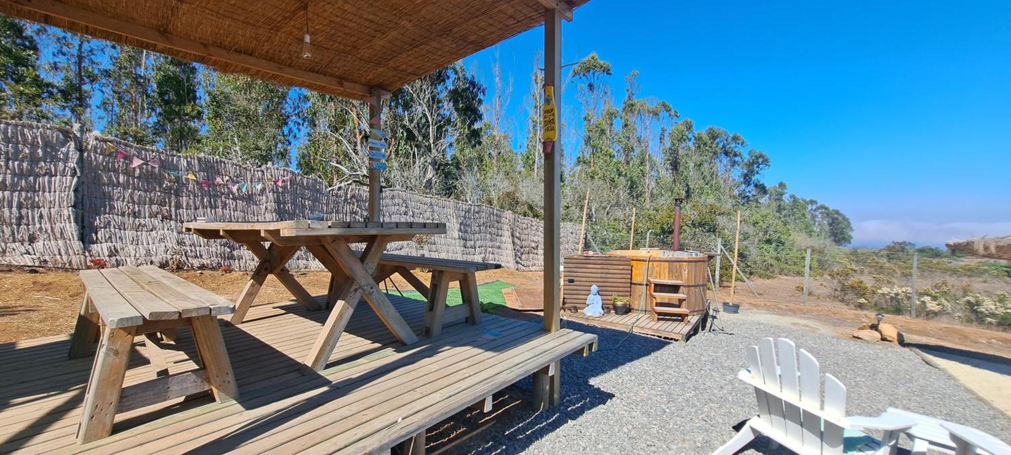 Casa de férias Mar Y Tinaja Tunquen Casa Con Vista Al Mar Y Tinaja Privada *